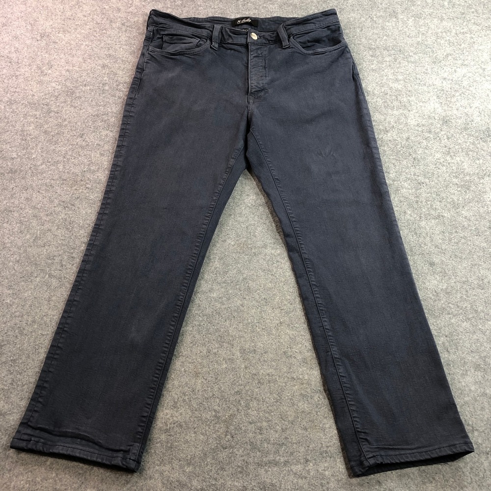 34 Heritage Men Charisma Jeans 36x34 (Fits 36x29) Navy Blue Comfort Rise Classic